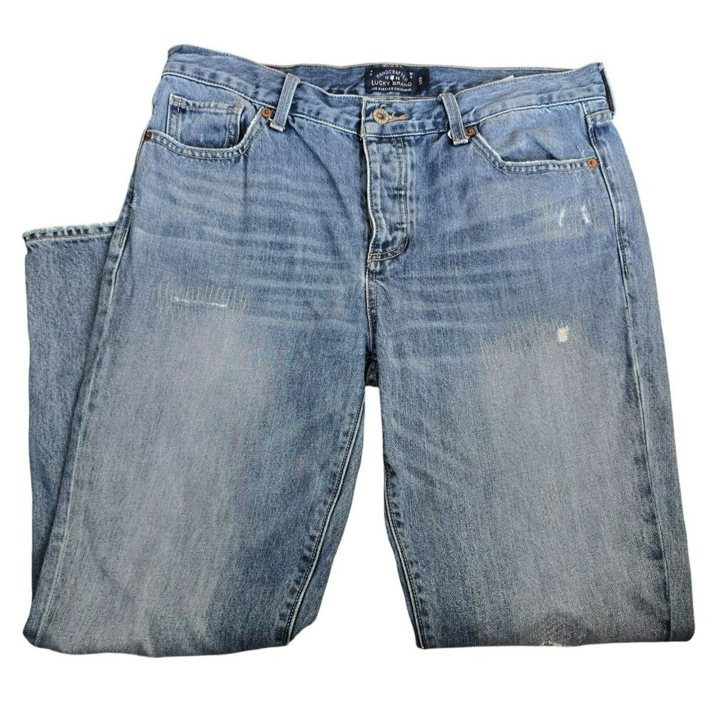Lucky Brand Jeans Boyfriend Sienna Slim Size 8 Cotton Denim JJ3875